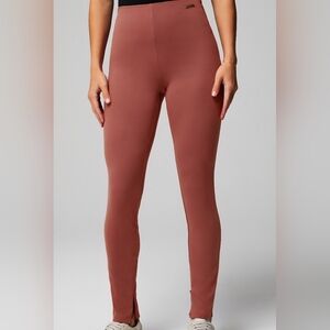 NWT Fabletics Women's 24/7 Skinny Pant, Mahogany High-Waisted Legging Size L